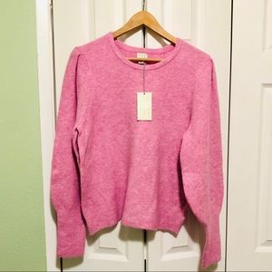 A NEW DAY pink balloon sleeve sweater 🌸 NWT